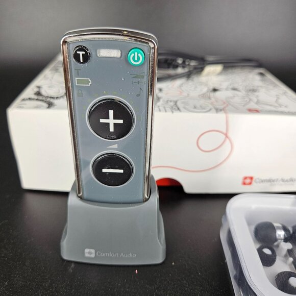 Comfort Audio Duett Personal Amplifier Listener Earbuds Headphones Charger WORKS - Picture 3 of 14